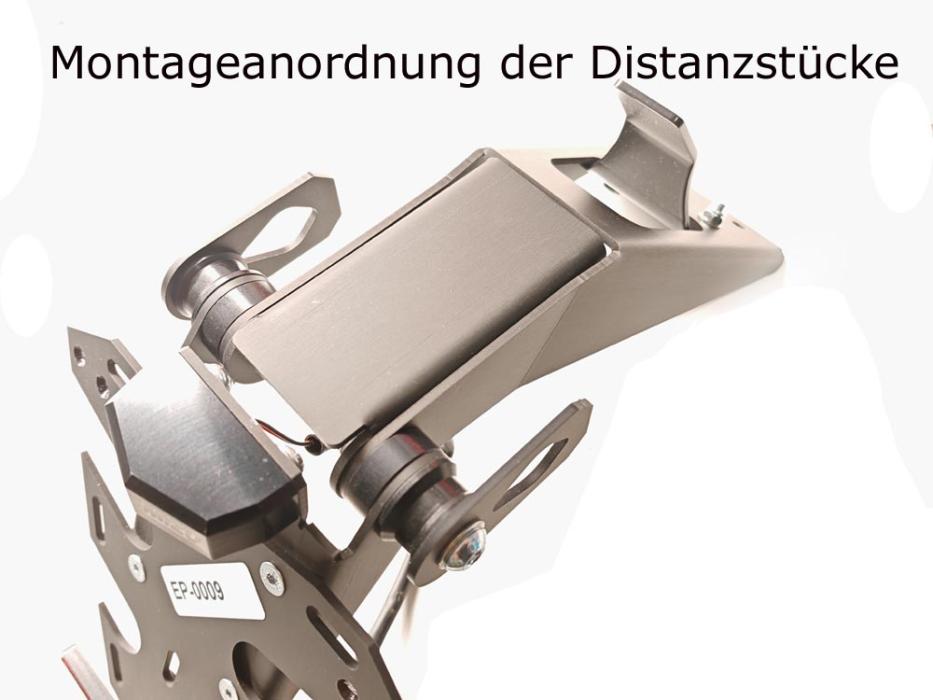 Ducati Streetfighter / Panigale V4 / V2 Kennzeichenhalter ab 2020 von EVOTECHPARTS